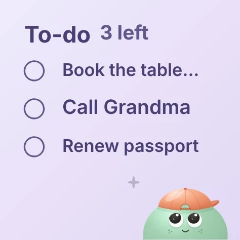 To-do widget